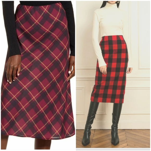 Band of Gypsies Plaid Skirt Various SZ - Picture 2 of 15